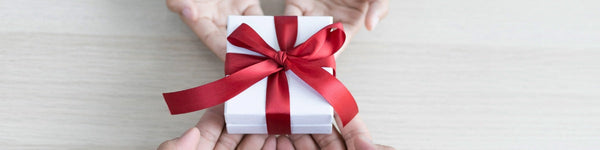 Personalized Thanksgiving mug wrapped in festive packaging