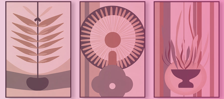 Mid-century art piece featuring minimalist and elegant design for home decor