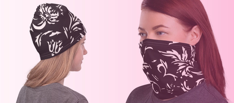 Stylish neck gaiters for men and women – breathable, versatile face and neck coverings available online at Giftomory