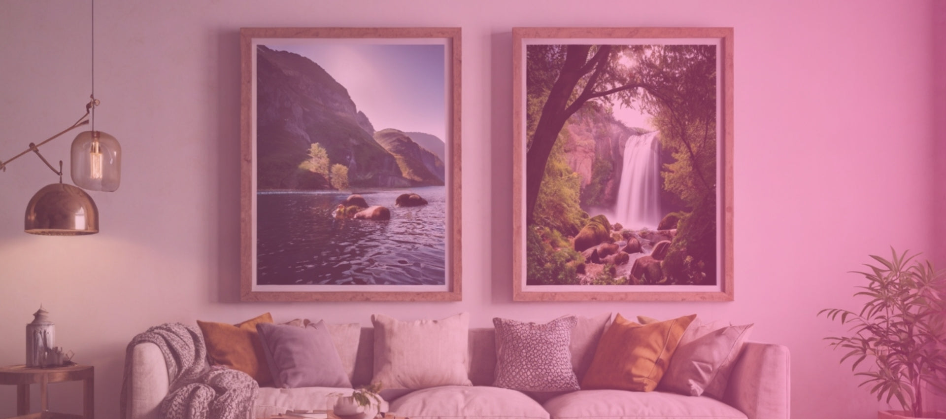 Photography prints showcasing stunning visuals to elevate your space, featuring a breathtaking landscape with vibrant colors.