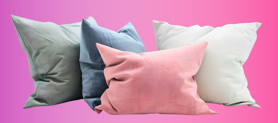 Cozy and stylish pillows and cushions arranged on a sofa, enhancing home decor with comfort and elegance.