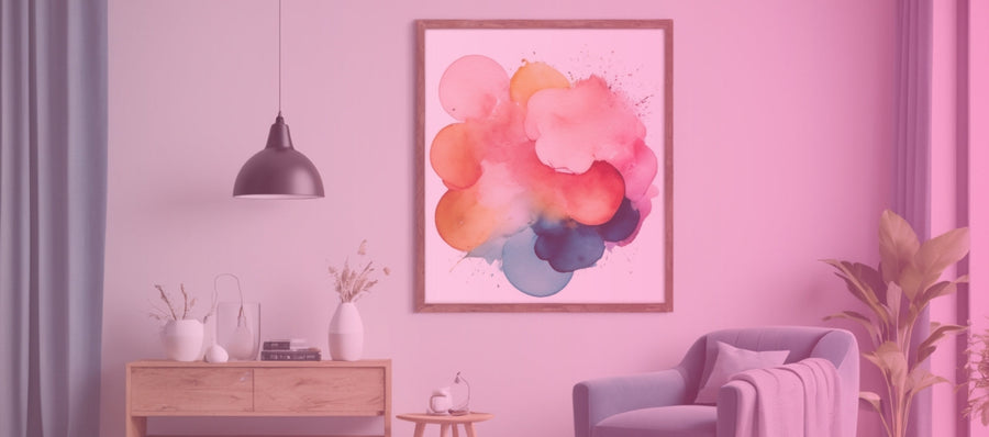 Vibrant watercolor art painting available for sale, featuring a unique hand-painted design perfect for home decor or gifting.