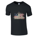 Valor and Sacrifice - American Pride - Black - T-Shirts