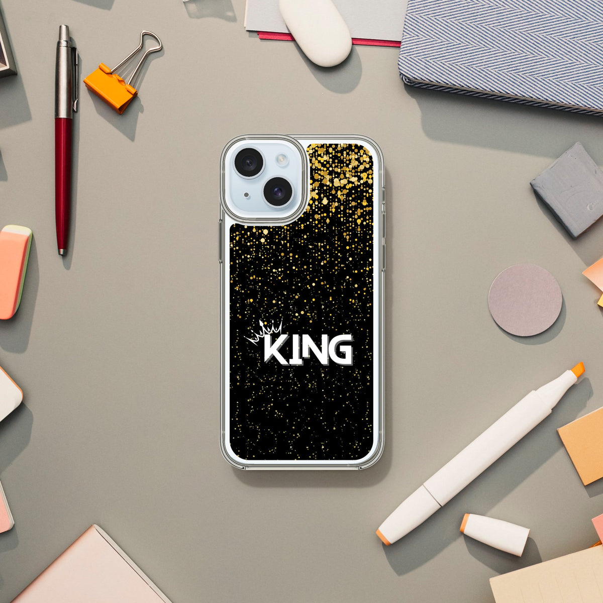 Royalty in Your Hand - King & Queen iPhone Cases - iPhone 15 For King - Tech Accessories