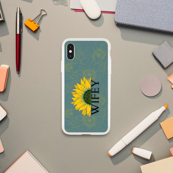 Sunflower Duo - WIFEY & HUBBY iPhone Cases - - Tech Accessories