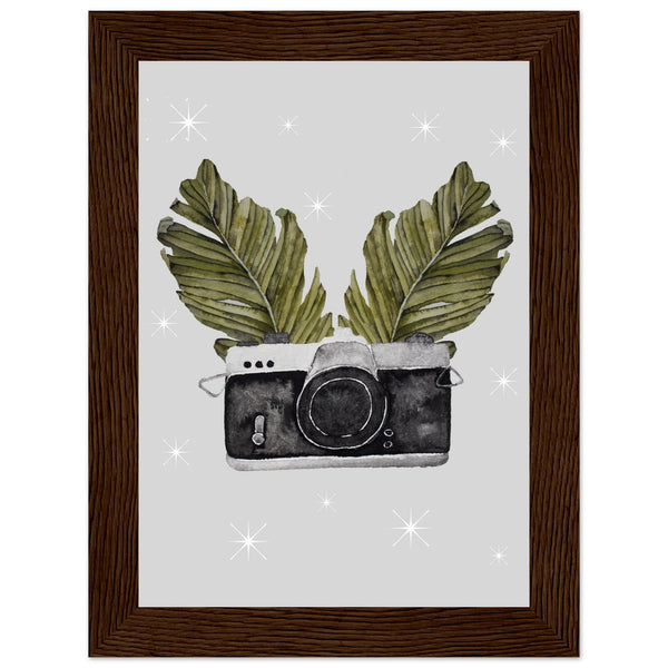 Vintage Moments Captured - 13x18 cm 5x7″ Dark wood frame - Posters