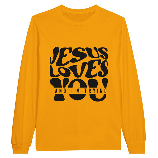 Faith in Love - Spread the Message - Gold - Long Sleeve T-shirts