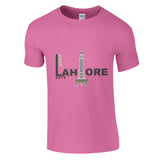 Historic Lahore in Style - Azalea - Crewneck T-shirts