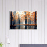 Into the Fog - A Mystical Journey Through Autumn - - Framed Posters