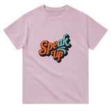 Echo Your Essence - Vibrant Speak Up Tee - Light Pink - T-shirts