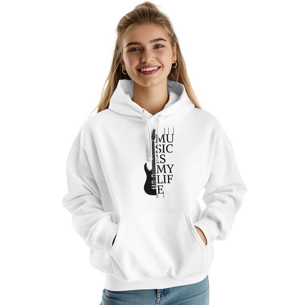 Guitar Grooves - Life in Music Pullover - - Hoodies