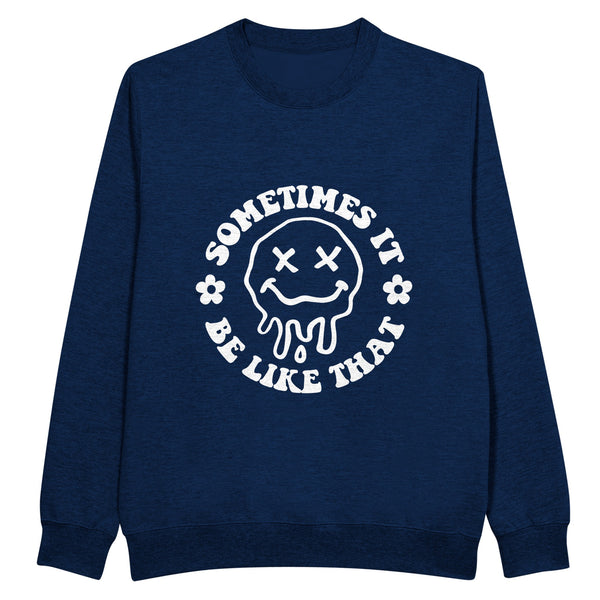 Life Happens - Heavyweight Cotton Wear - Navy - Sweatshirt