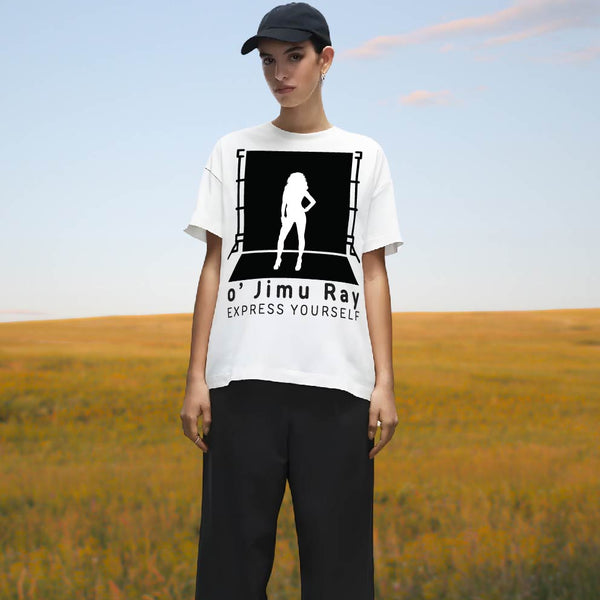 Stand Out in Style - Women's Oversized Tee - - T-shirts