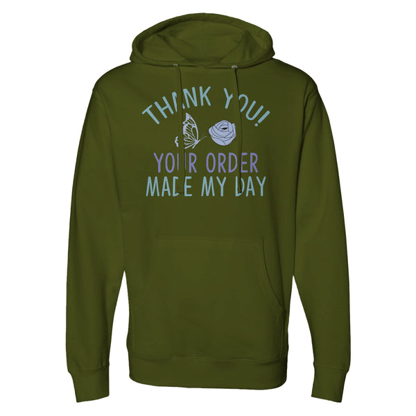 Wear Your Thanks - Appreciation Hooded Apparel - Army - Hoodies