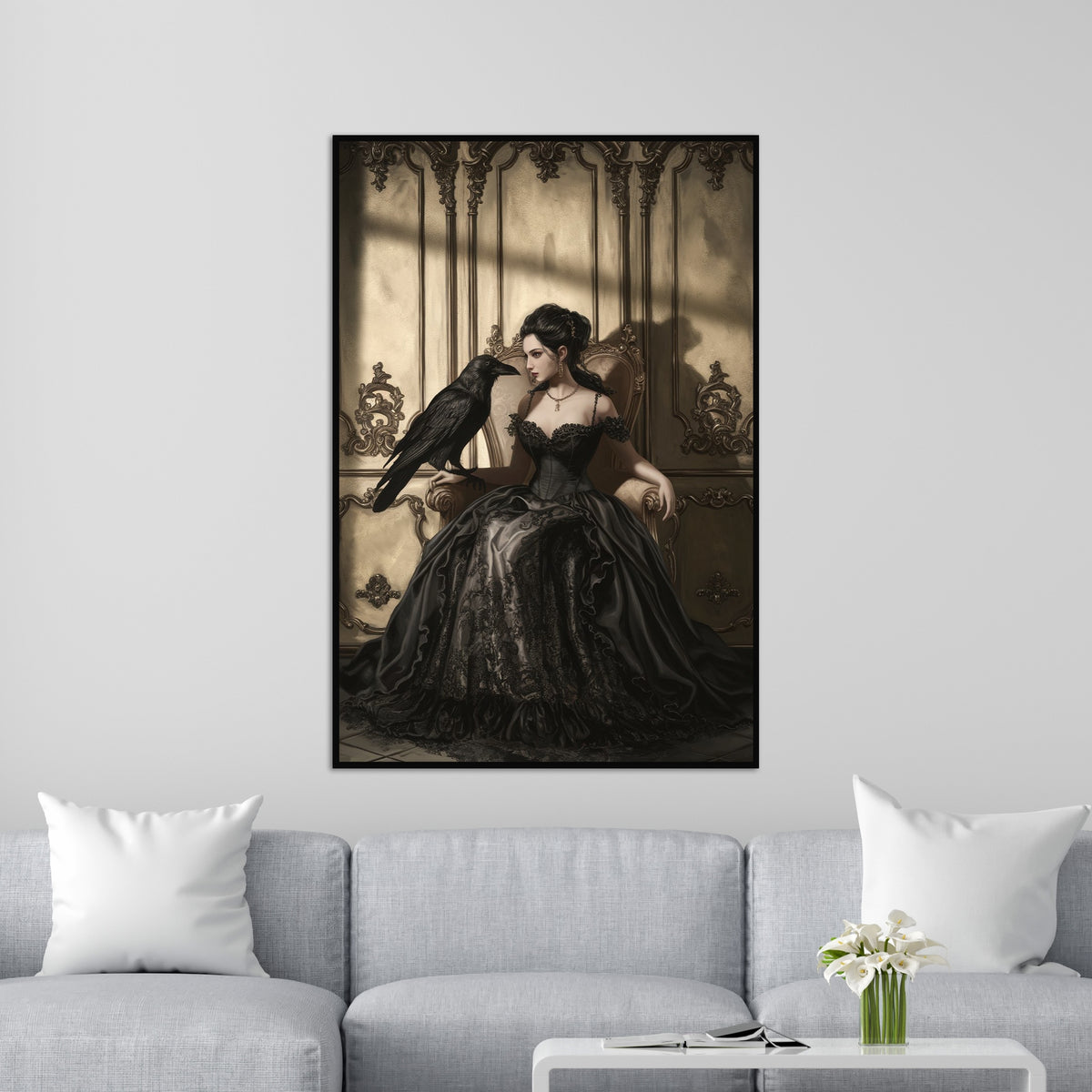 Gothic Grace and Mystery - 24x36 - Framed Posters