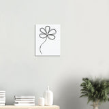 Modern Flora - Artistic Flower Canvas - - Canvas Prints