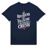 Sealed with Love - Heart & Whiskers Valentine Tee - Navy - T-Shirt