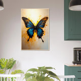 Surprise Her – Framed Butterfly Art - Wood frame - Wooden Framed Posters