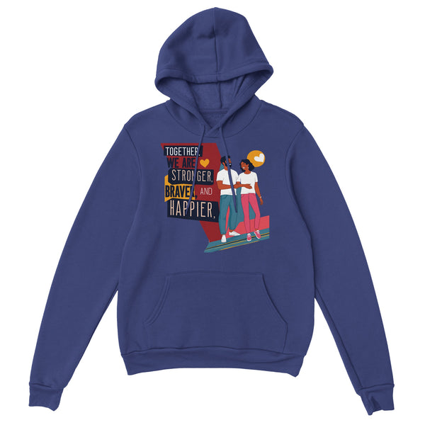 The Power of Us - A Heartfelt Gift for Your Husband - Purple - Hoodies