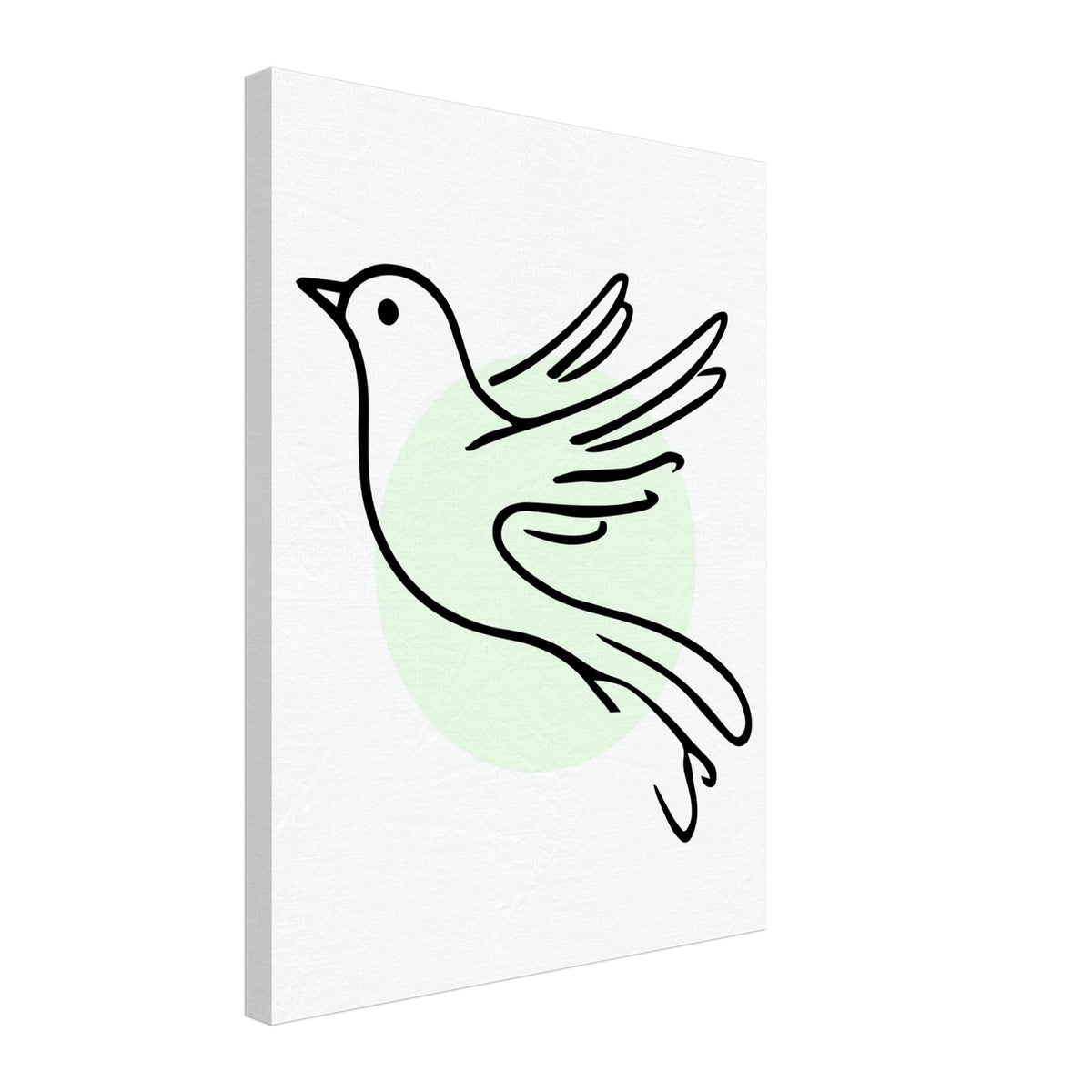 Soaring Grace - Minimalist Bird Canvas Art - 45x60 cm 18x24″ - Canvas Prints