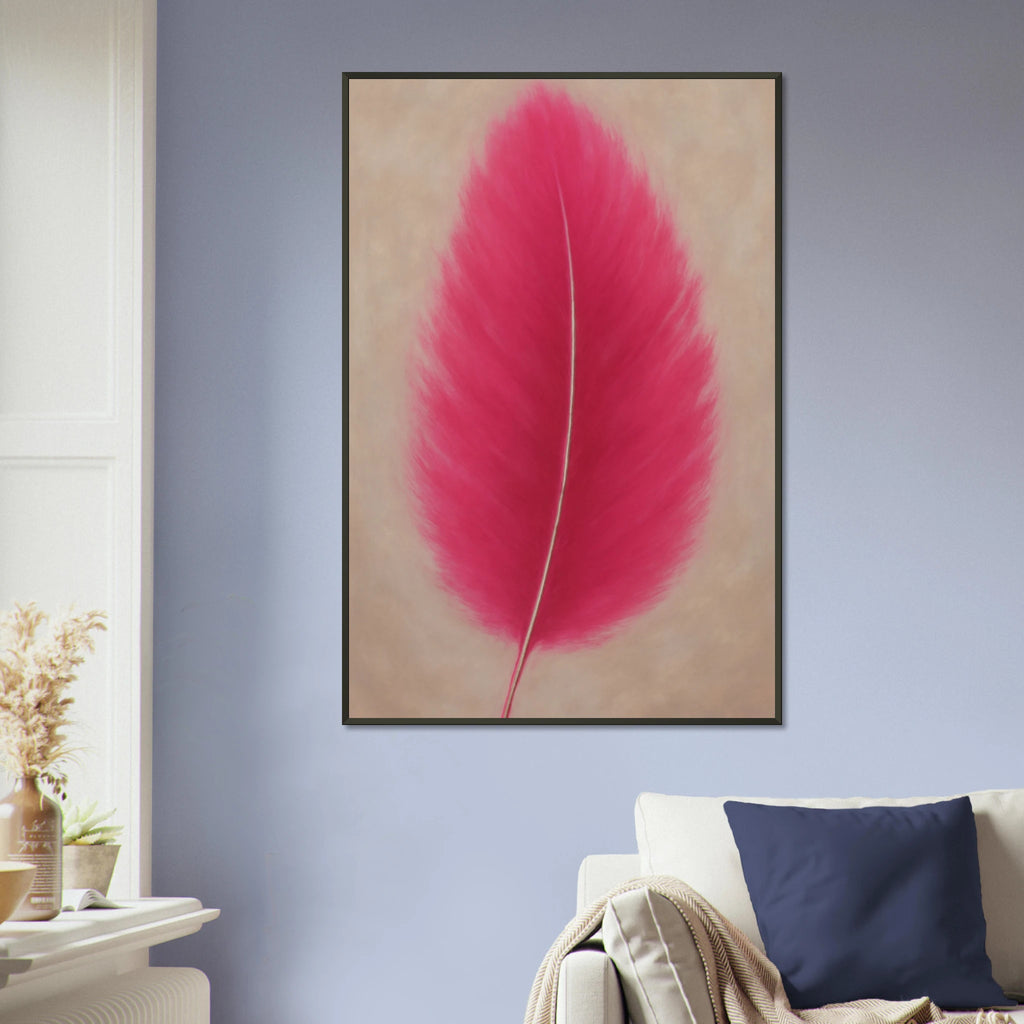 Metal Framed Poster – Soft Feather, Lasting Memories - Default Title - Metal Framed Posters