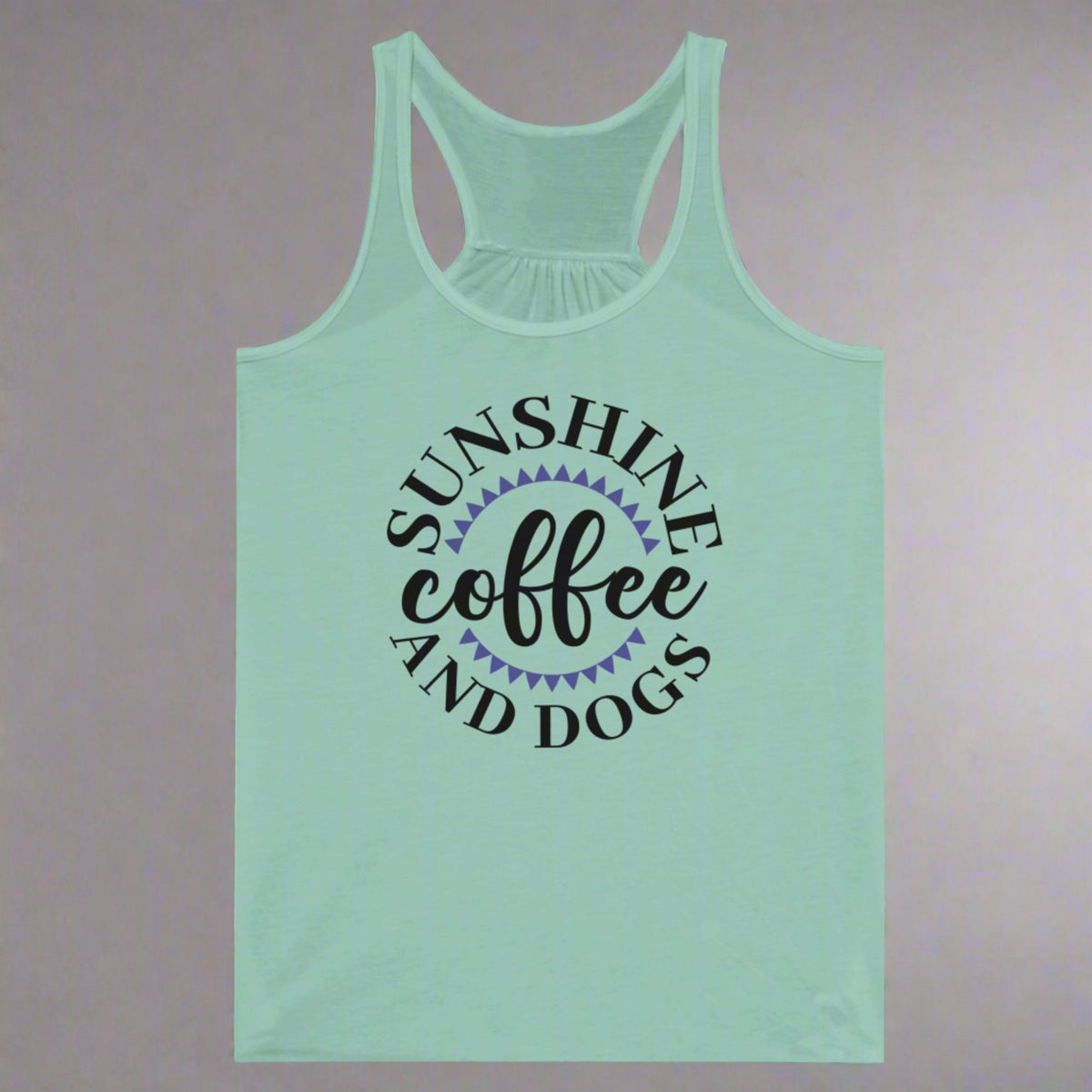 Sunshine Trio - Coffee, Canines, Contentment - Mint - Print Material