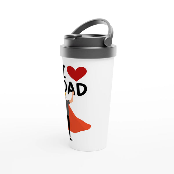 Super Dad - Stainless Steel Travel Mug - - Mugs