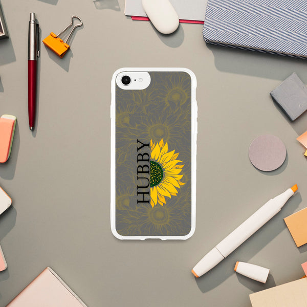 Sunflower Duo - WIFEY & HUBBY iPhone Cases - iPhone 8 Phone Case For Hubby - Tech Accessories