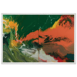 Abstract Fusion Wooden Framed Poster – Gift of Art - - Wooden Framed Posters