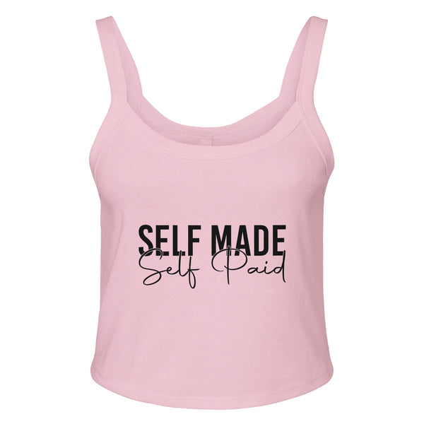 Self Made, Self Paid - Empower Your Journey - solid pink blend - Print Material