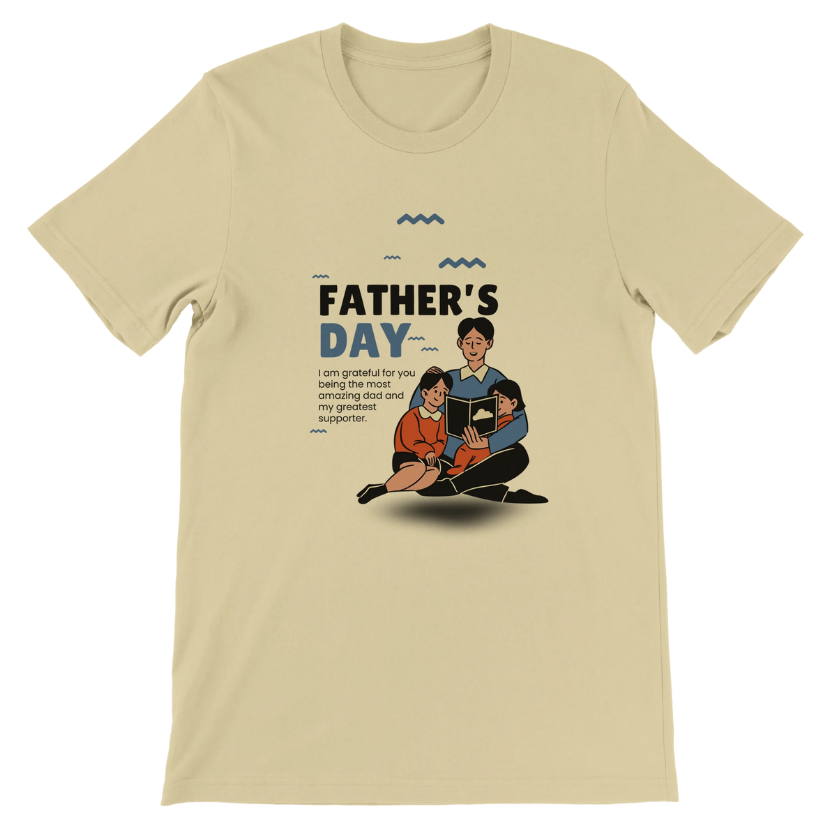 Gift of Storytime – Dad Tee for Father’s Day - Natural - T-Shirt