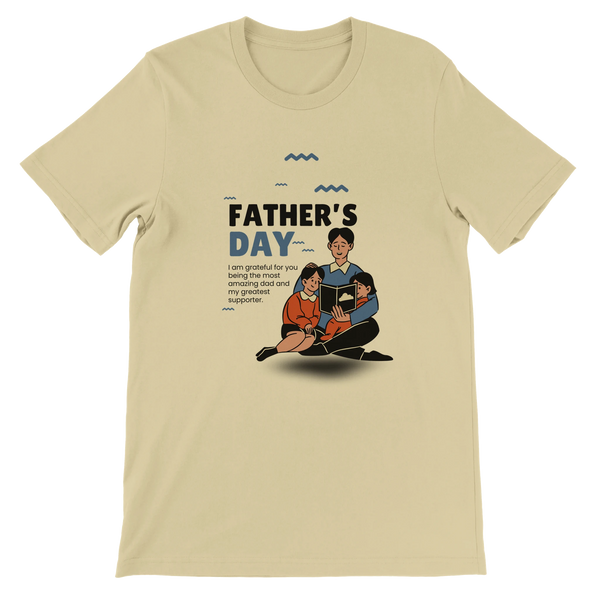 Gift of Storytime – Dad Tee for Father’s Day - Natural - T-Shirt