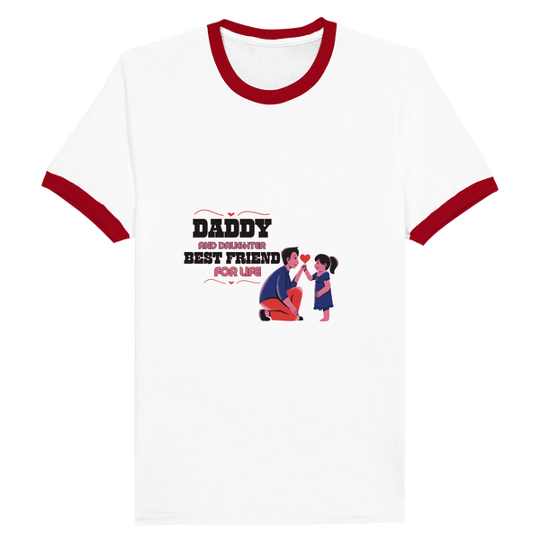 Forever Friends - Celebrating the Dady and Daughter Connection - White and Red - T-shirts