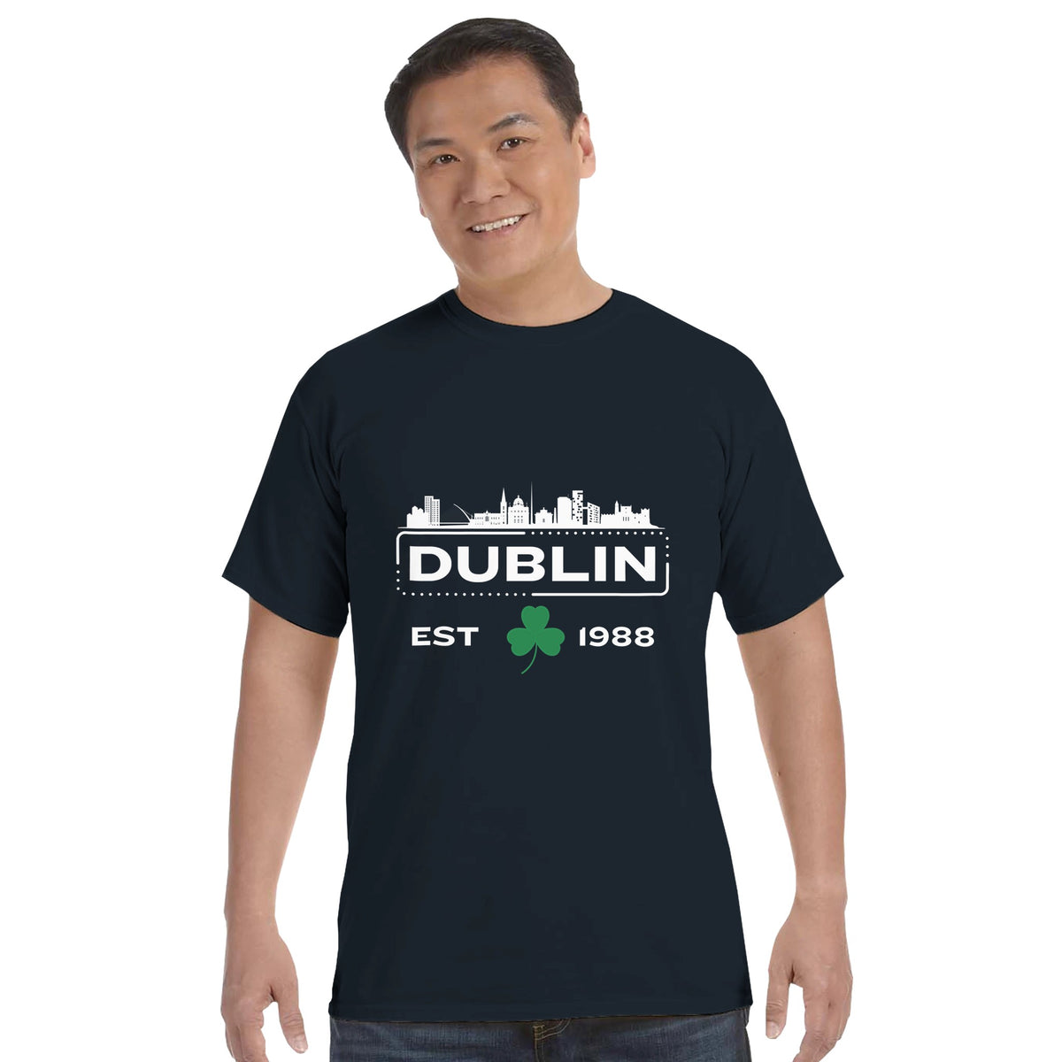 Dublin Dreams - Iconic Skyline Tee - graphite - T-shirts