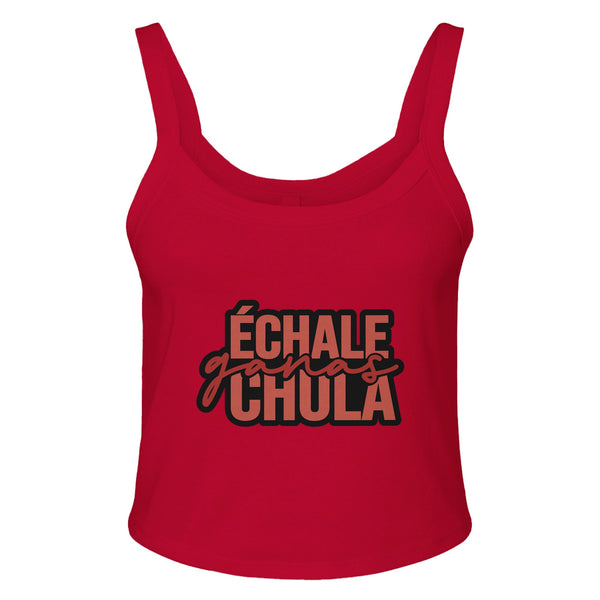 Chula Spirit - Motivational Design - solid red blend - Tank Tops