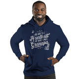 Grandpa, My Hero Forever - Celebrate His Legacy - Navy - Hoodies