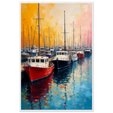 Gift Wanderlust – Wooden Framed Boat Poster - - Wooden Framed Posters