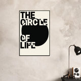 The Circle of Life – Modern Metal Framed Poster Gift - - Metal Framed Posters