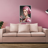 Pearls and Pink Silhouette - - Posters