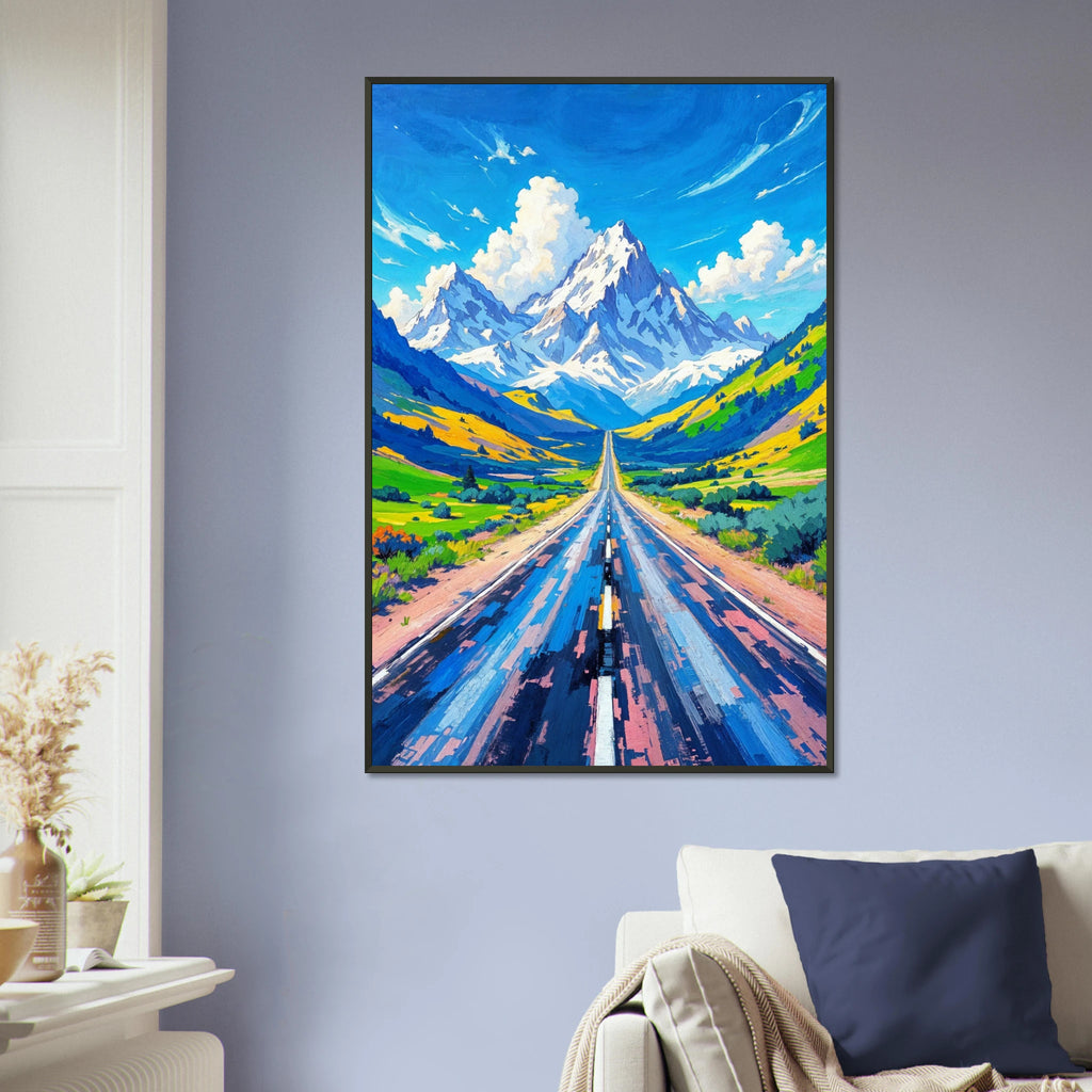 Highway to the Horizon - Metal Framed Poster - Default Title - Metal Framed Posters