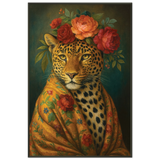 Regal Bloom – Cheetah Metal Framed Poster Gift - Default Title - Metal Framed Posters