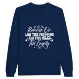 Fuel Your Run - Low Tire Pressure T-Shirt - Navy - Sweatshirt