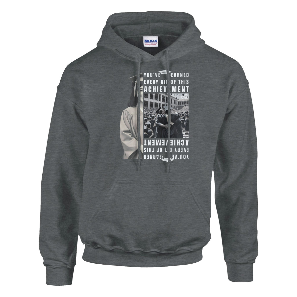 The Graduate’s Triumph - A Cozy Commemoration - Graphite Heather - Hoodies