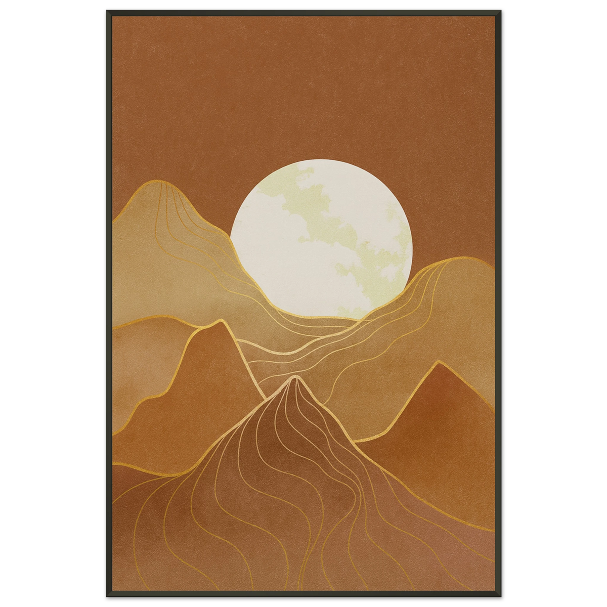 Sunset Dreams – Boho Metal Framed Poster - Default Title - Metal Framed Posters