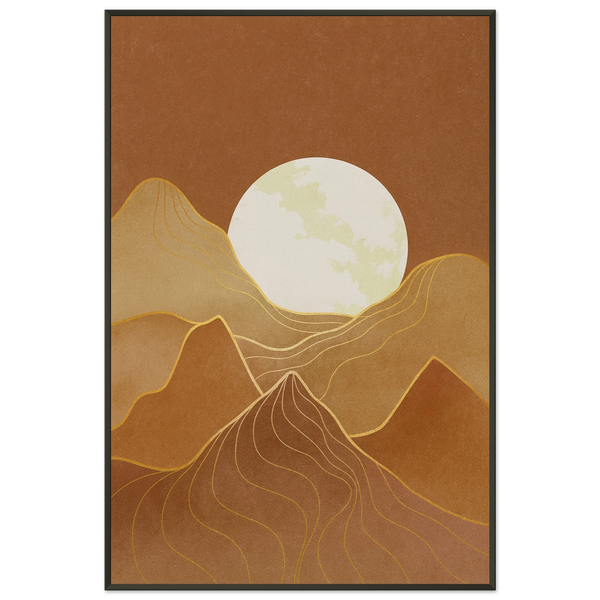 Sunset Dreams – Boho Metal Framed Poster - Default Title - Metal Framed Posters