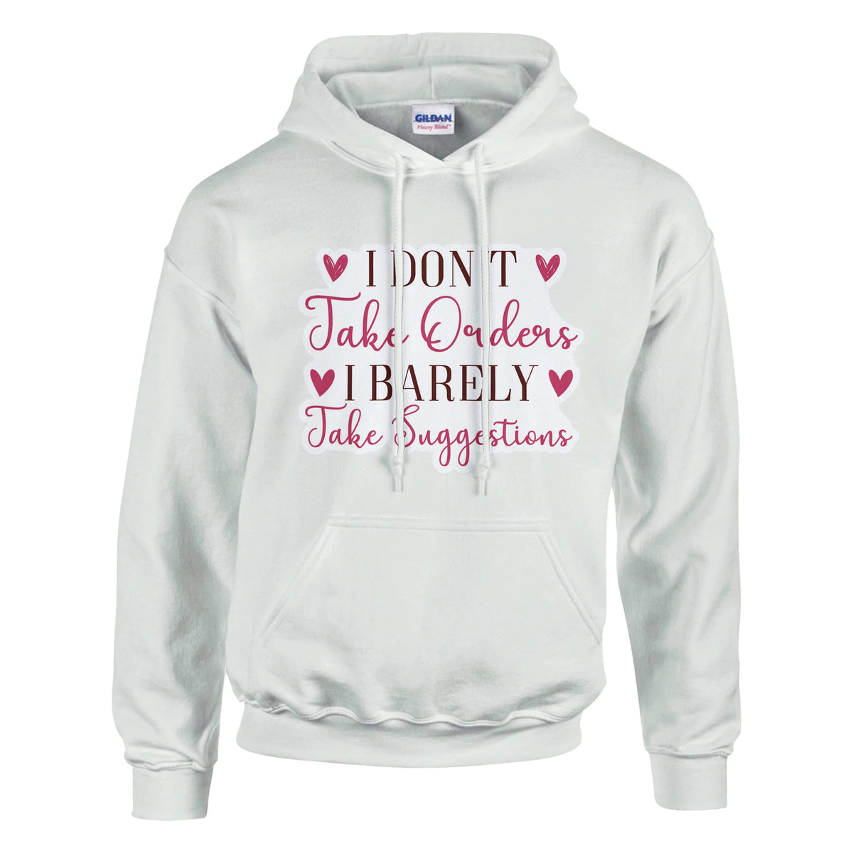 Barely Suggested - Wear Your Autonomy with Pride - White - Hoodies