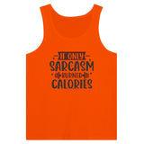 If Only...Tank Tops Could Talk - Embrace Sarcastic Nostalgia - Orange - T-shirts