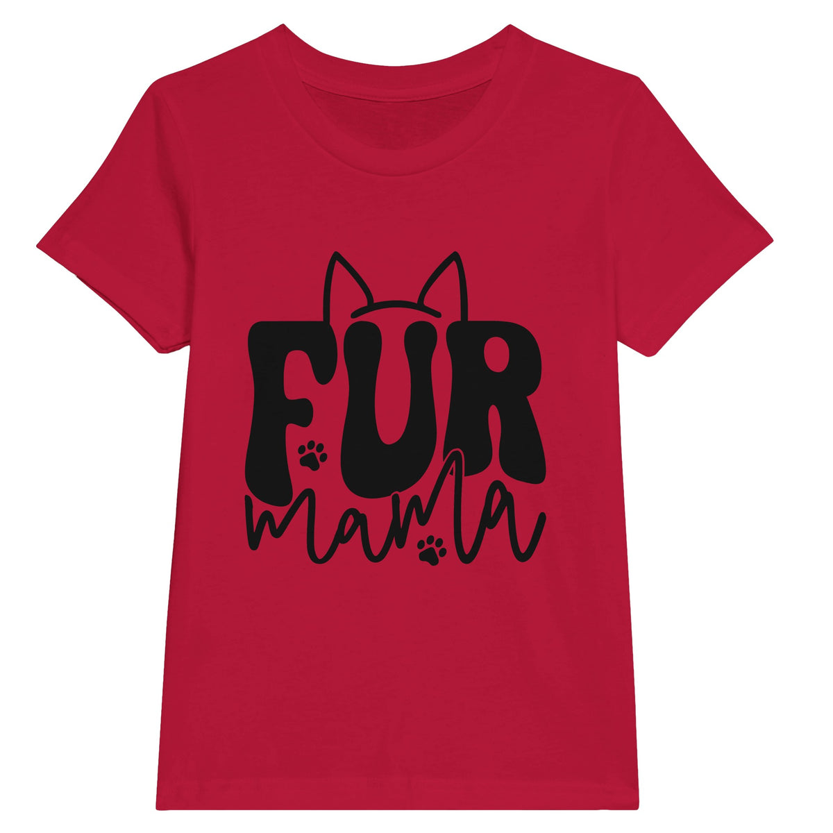 Cherish Furry Bonds - Fur Mama Shirt - Red - T-shirts