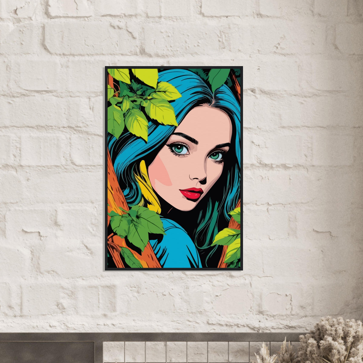 Elegant Forest Muse - Framed Art - - Wooden Framed Posters