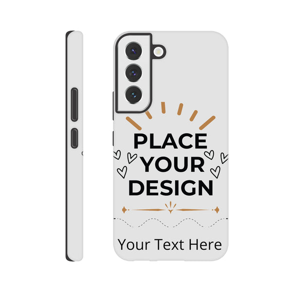 Style Meets Strength - Premium Customizable Samsung Case - Galaxy S22 - Print Material